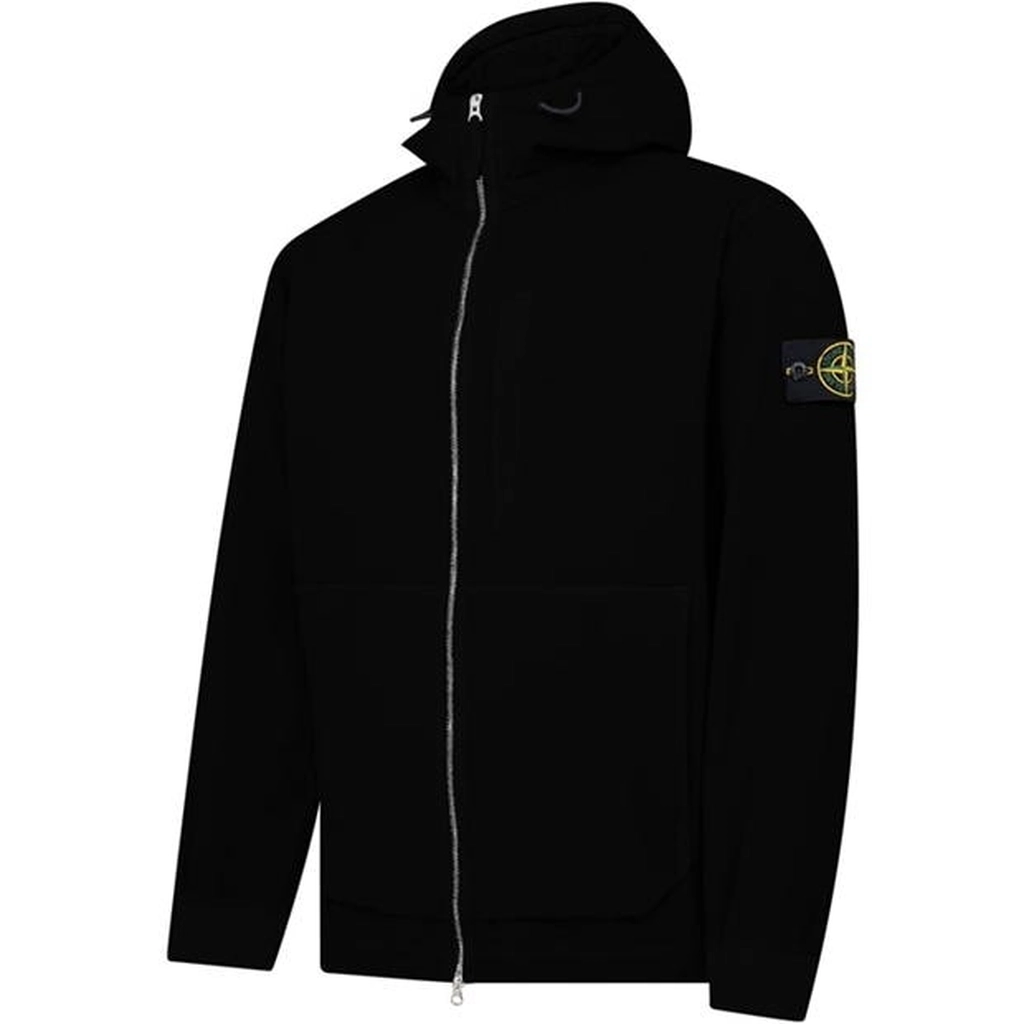 Stone Island Stretch Nylon Technical Fleece - Black